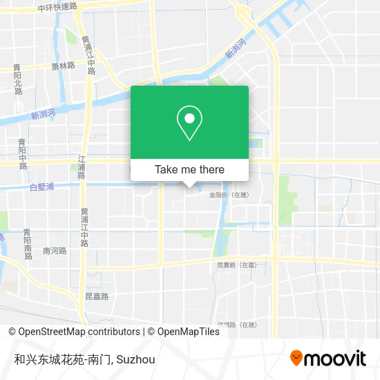 和兴东城花苑-南门 map
