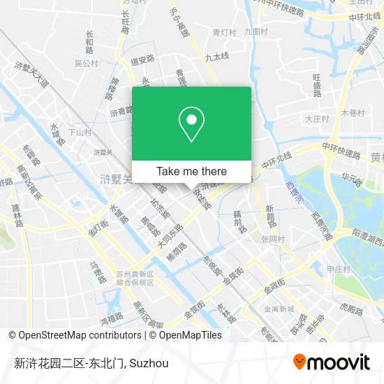 新浒花园二区-东北门 map