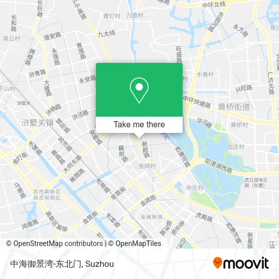 中海御景湾-东北门 map