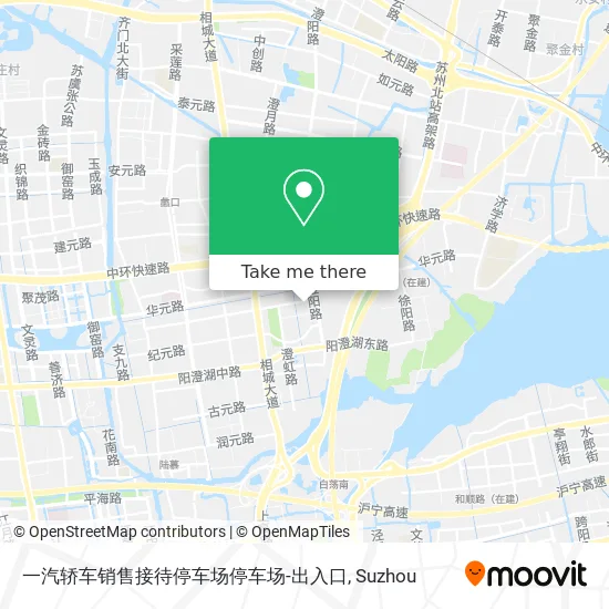 一汽轿车销售接待停车场停车场-出入口 map