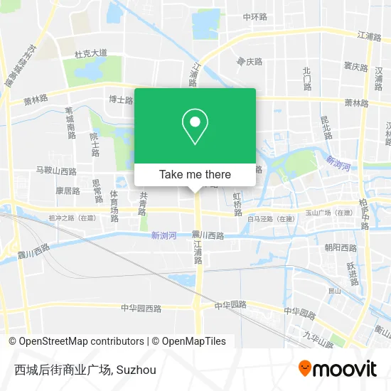 西城后街商业广场 map