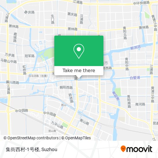 集街西村-1号楼 map