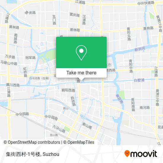 集街西村-1号楼 map
