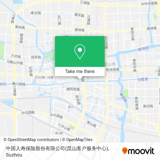 中国人寿保险股份有限公司(昆山客户服务中心) map