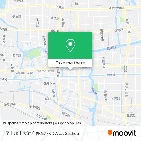 昆山瑞士大酒店停车场-出入口 map