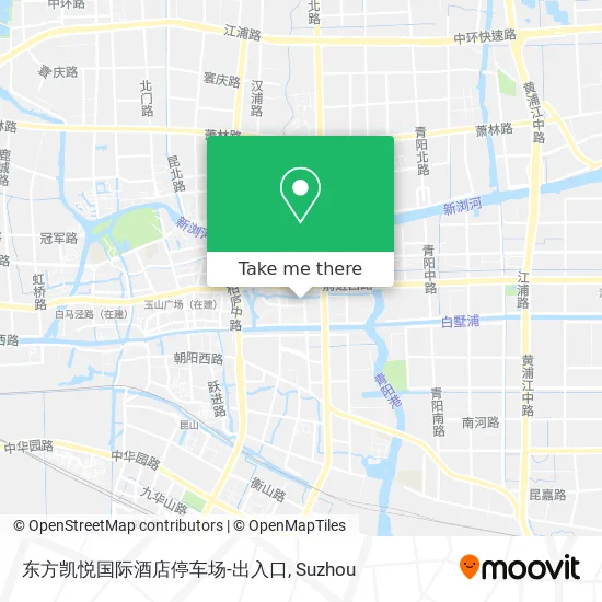 东方凯悦国际酒店停车场-出入口 map