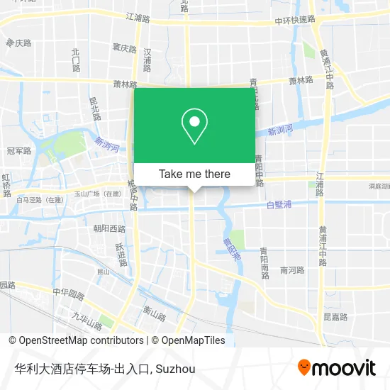 华利大酒店停车场-出入口 map
