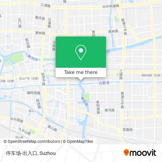 停车场-出入口 map
