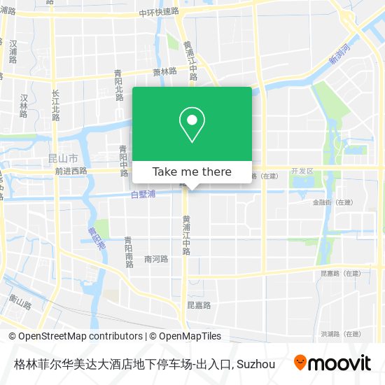 格林菲尔华美达大酒店地下停车场-出入口 map