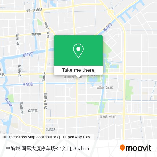 中航城·国际大厦停车场-出入口 map