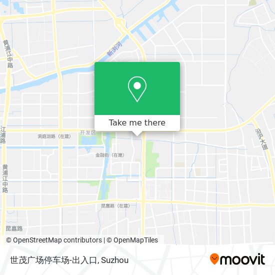 世茂广场停车场-出入口 map