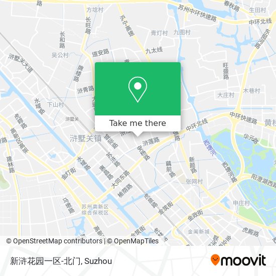 新浒花园一区-北门 map