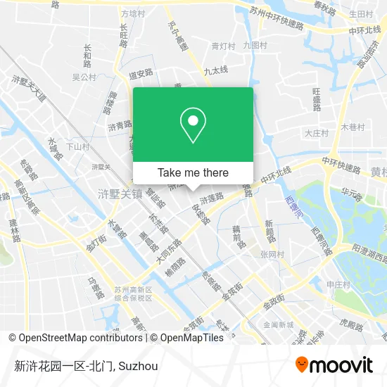 新浒花园一区-北门 map