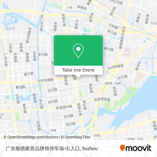 广东顺德家居品牌馆停车场-出入口 map