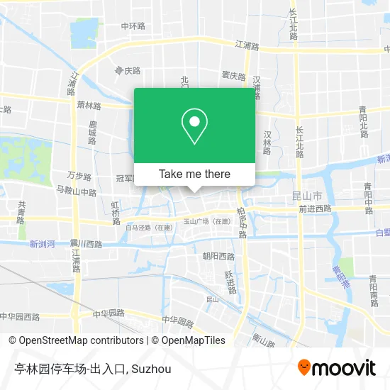 亭林园停车场-出入口 map