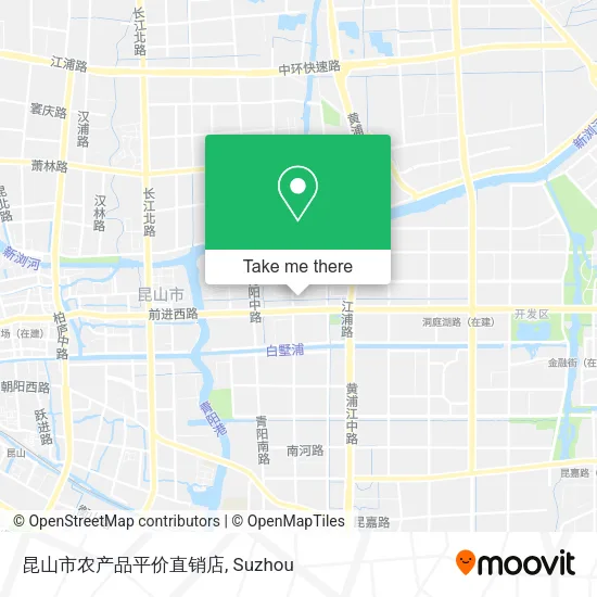 昆山市农产品平价直销店 map