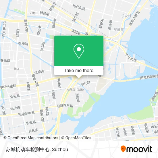 苏城机动车检测中心 map