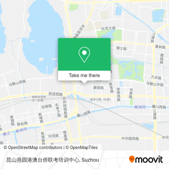 昆山燕园港澳台侨联考培训中心 map