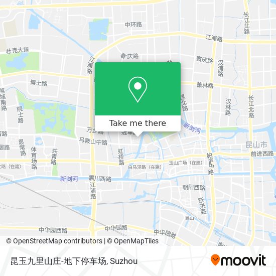 昆玉九里山庄-地下停车场 map