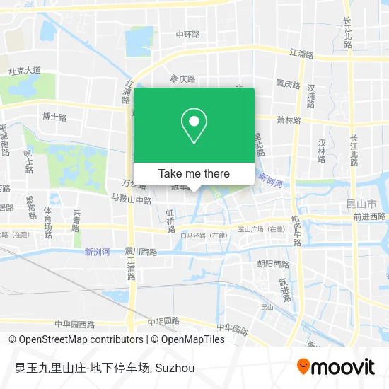 昆玉九里山庄-地下停车场 map