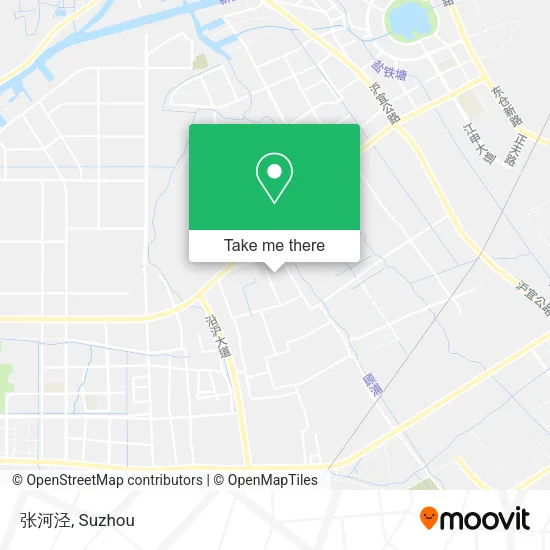张河泾 map