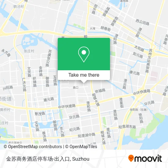金苏商务酒店停车场-出入口 map
