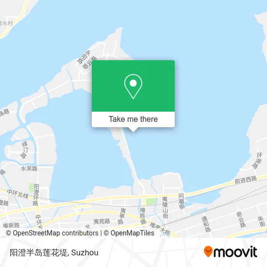 阳澄半岛莲花堤 map