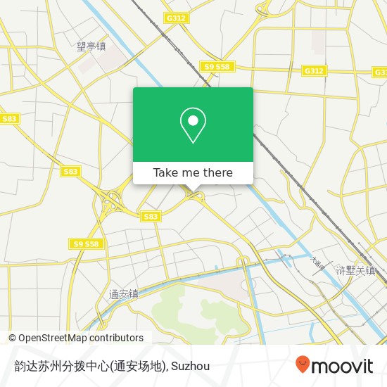 韵达苏州分拨中心(通安场地) map