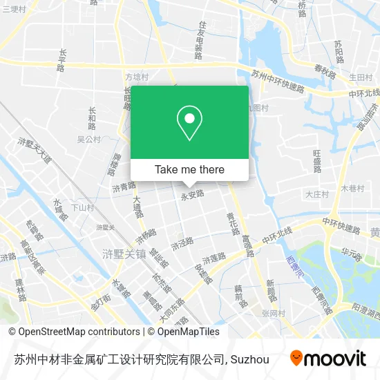 苏州中材非金属矿工设计研究院有限公司 map