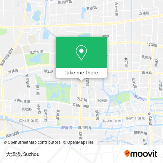 大潭溇 map