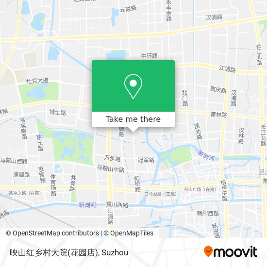 映山红乡村大院(花园店) map
