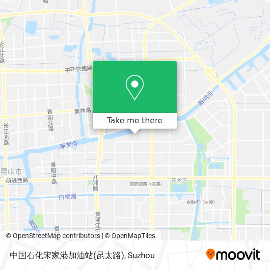 中国石化宋家港加油站(昆太路) map