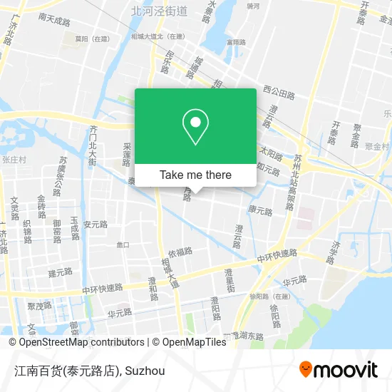 江南百货(泰元路店) map