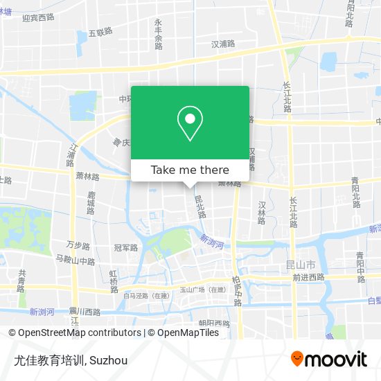 尤佳教育培训 map