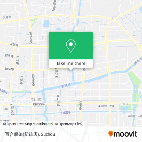 百合服饰(新镇店) map