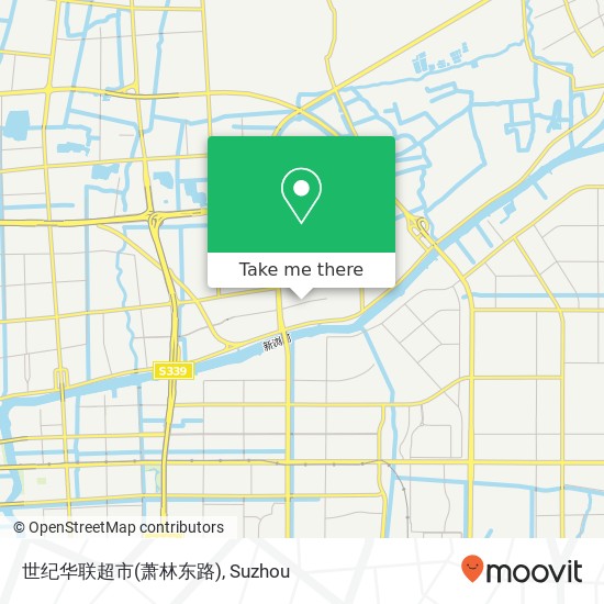 世纪华联超市(萧林东路) map