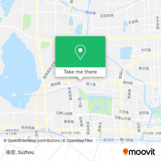 南窑 map