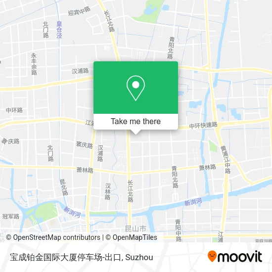 宝成铂金国际大厦停车场-出口 map