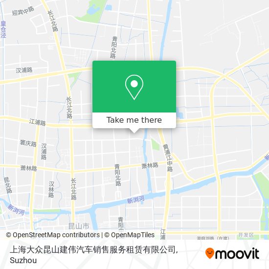 上海大众昆山建伟汽车销售服务租赁有限公司 map