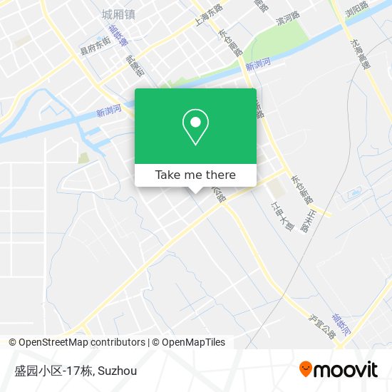 盛园小区-17栋 map