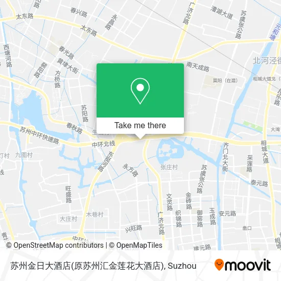 苏州金日大酒店(原苏州汇金莲花大酒店) map