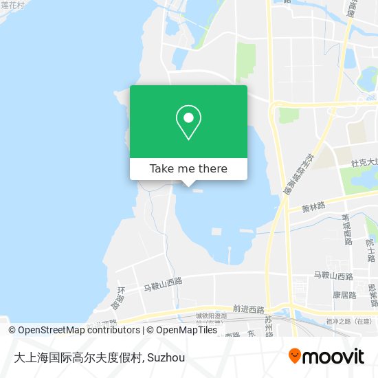 大上海国际高尔夫度假村 map