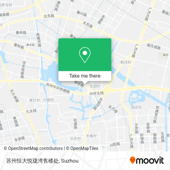 苏州恒大悦珑湾售楼处 map