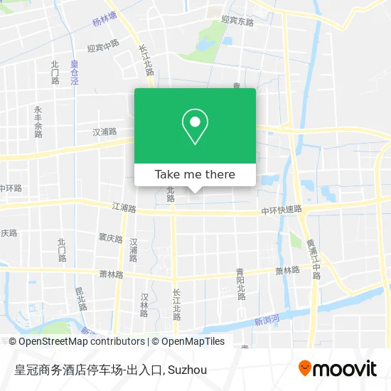 皇冠商务酒店停车场-出入口 map