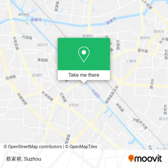 蔡家桥 map