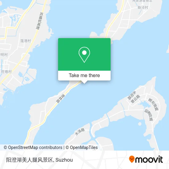 阳澄湖美人腿风景区 map