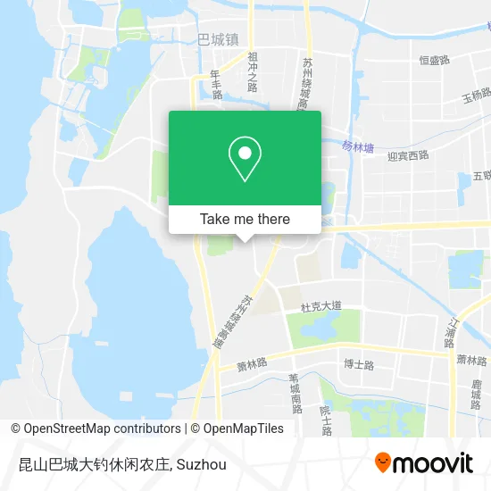 昆山巴城大钓休闲农庄 map