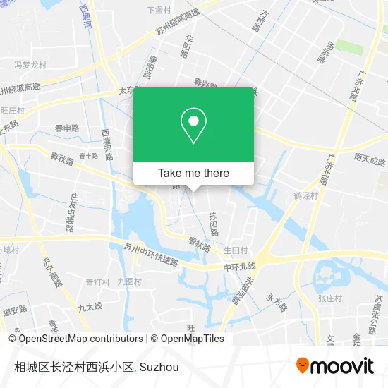 相城区长泾村西浜小区 map
