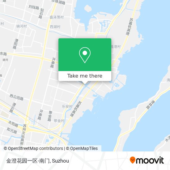 金澄花园一区-南门 map