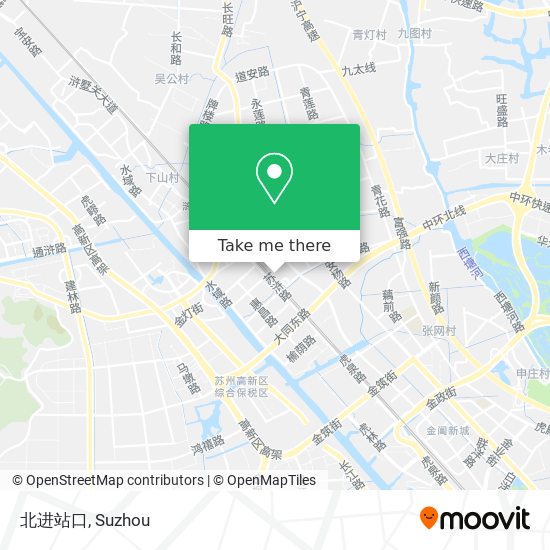 北进站口 map